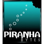 Das Logo von Piranha Bytes. Die Firma hat ihren Sitz heute in Essen.